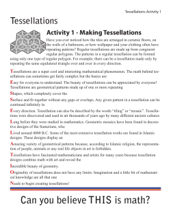 4.1 Making Tessellations (Grade 4) — PDF