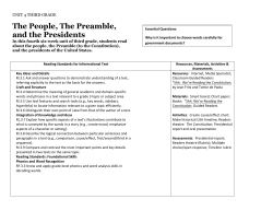The People, The Preamble, and the Presidents