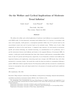 On the Welfare and Cyclical Implications of Moderate Trend Inflation