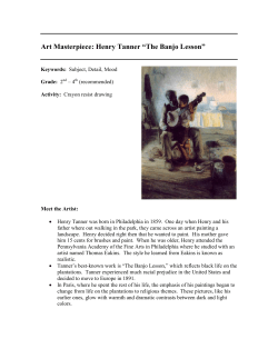 Art Masterpiece: Henry Tanner &ldquo;The Banjo Lesson&rdquo;