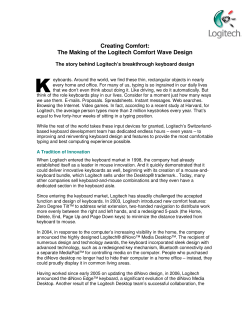 Creating Comfort: The Making of the Logitech Comfort Wave Design