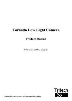 Tornado Low Light Camera - Product Manual