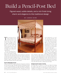 Build a Pencil-Post Bed