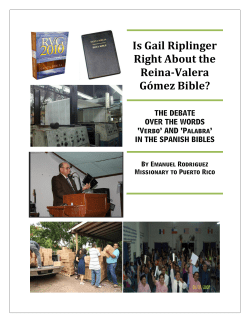Is Gail Riplinger Right About the Reina