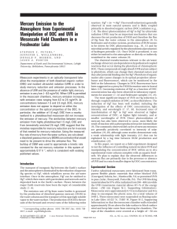 Mercury Emission to the Atmosphere from