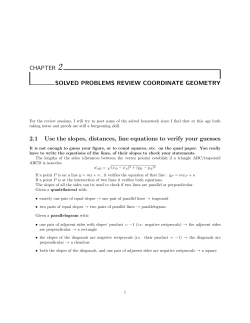 CHAPTER 2 SOLVED PROBLEMS REVIEW