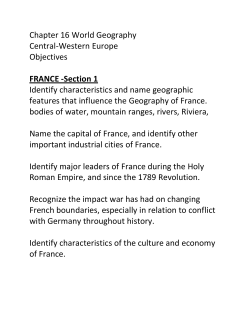 Chapter 16 World Geography Central