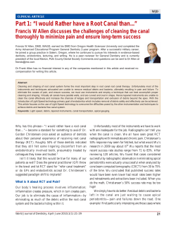 Part 1: &ldquo;I would Rather have a Root Canal than...&rdquo;