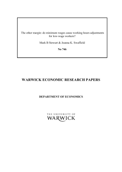 papers - University of Warwick