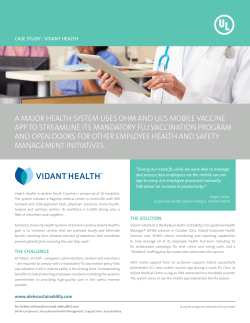 A MAJOR HEALTH SYSTEM USES OHM AND UL`S MOBILE