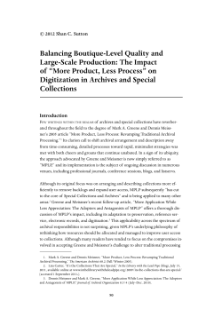 Balancing Boutique-Level Quality and Large