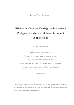 Effects of Genetic Testing on Insurance