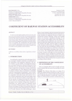 coefficient of railway station accessibility