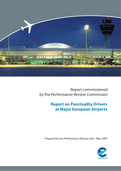 Report on Punctuality Drivers at Major European Airports