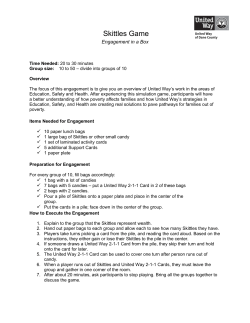 Skittles Game - United Way of Dane County