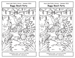 Buggy Beach Party - Avon Lake Public Library