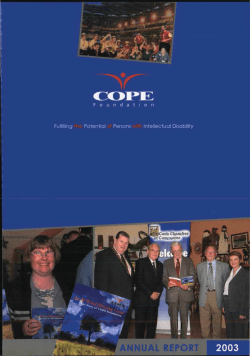 COPEannualreport2003... - Lenus, The Irish Health Repository