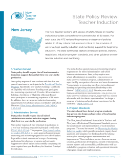 New Jersey - New Teacher Center