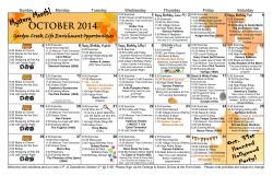 Garden Creek Life Enrichment Opportunities