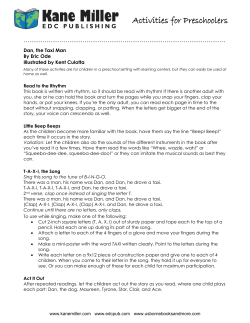 Activities - Kane Miller