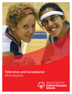Tolerance and Acceptance Mini-Lessons