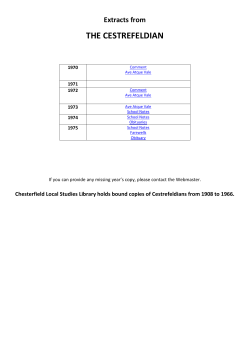 Extracts from editions from 1970 to 1975