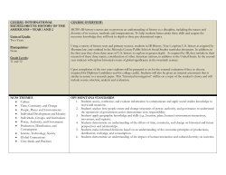 History of the Americas - Missoula County Public Schools