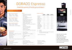 DORADO Espresso