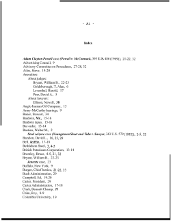 Index Adam Clayton Powell case (Powell v. McCormack, 395 U.S.