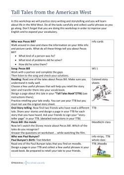 Tall Tales from the American West