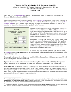 The Market for U.S. Treasury Securities