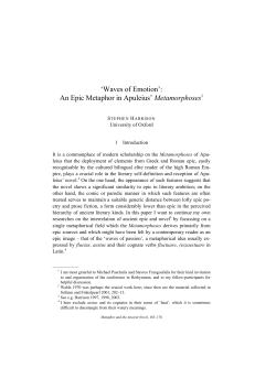 Metaphor and the Ancient Novel - Ancient Narrative Supplementum 4