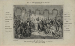 KEY TO THE MARRIAGE OF POCAHONTAS at Jamestown.