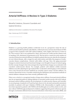 Arterial Stiffness: A Review in Type 2 Diabetes