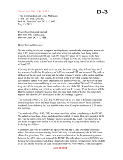 Trina Commandeur - Peace River Regional District