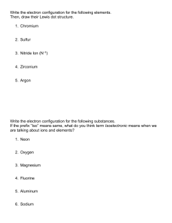 Electron Configurations