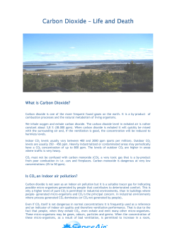 Carbon Dioxide Carbon Dioxide &ndash; Life and Death