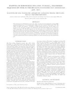 MAPPING OF RIBOSOMAL DNA AND (TTAGGG
