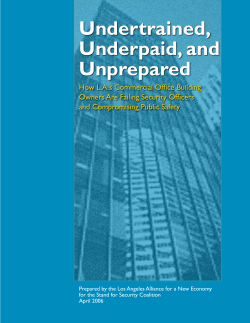 Undertrained, Underpaid, and Unprepared