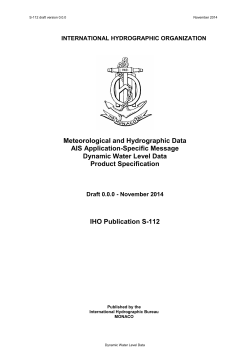 Meteorological and Hydrographic Data AIS Application