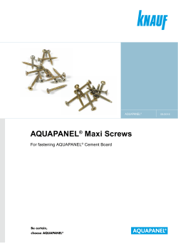 AQUAPANEL&reg; Maxi Screws