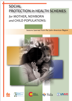 Social protection in health schemes for mother, newborn