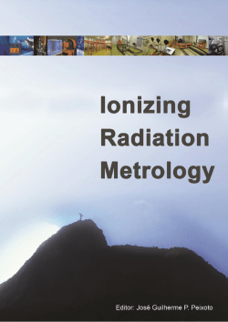 Ionizing radiation metrology - Volume 1