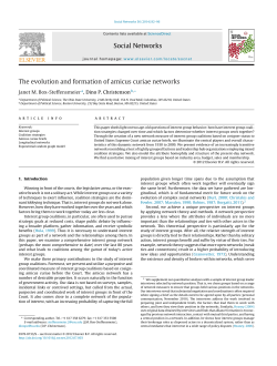The evolution and formation of amicus curiae networks