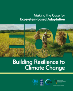 Building Resilience to Climate Change