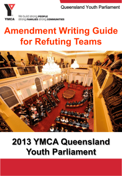 Amendment Writing Guide for Refuting Teams
