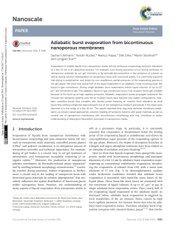 Adiabatic burst evaporation from bicontinuous nanoporous