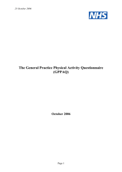 The Repeatability and Validity of a Short Measure of Physical