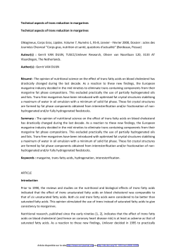 - OCL - Oilseeds and fats, Crops and Lipids