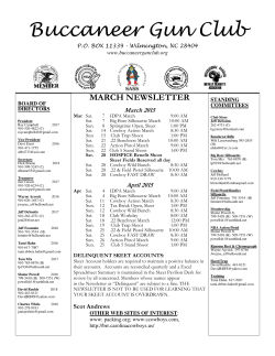 March - Buccaneer Gun Club